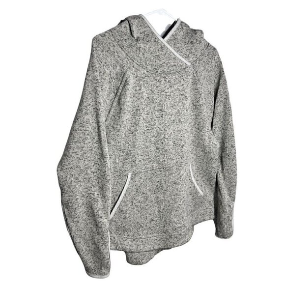 Champion Gray Oversized Pullover Hoodie Sweatshirt With Pocket (Womens XL) - Picture 4 of 10